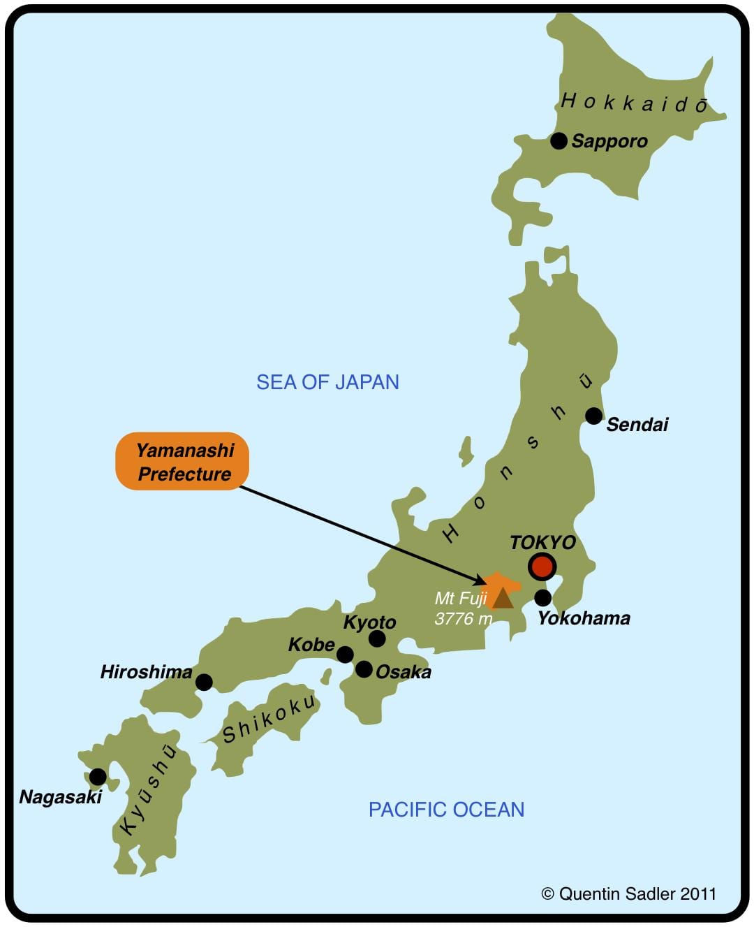 Yokohama på kartan