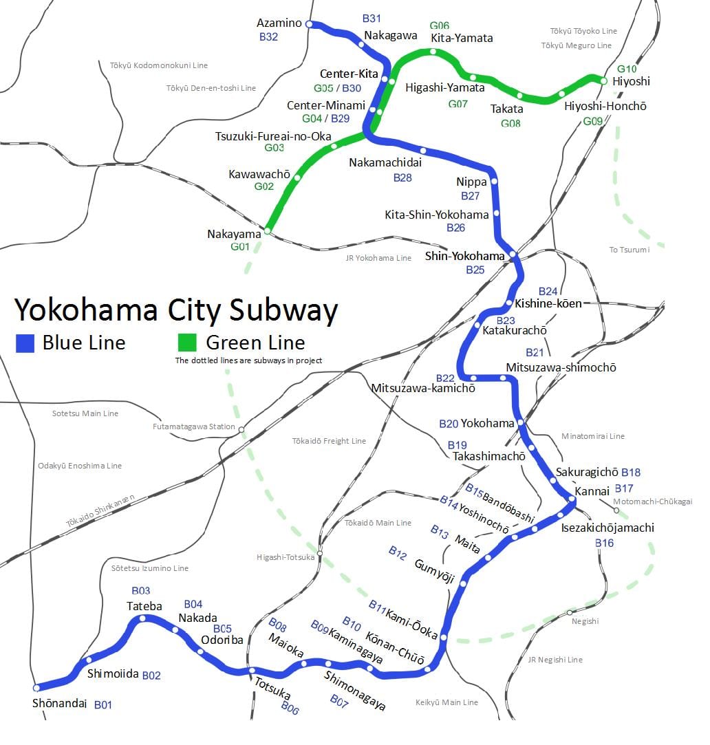 Yokohama metro karta