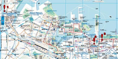 Yokohama walking karta